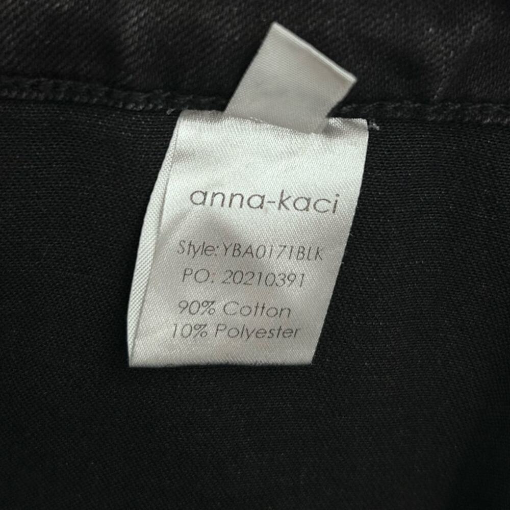 Anna-Kaci Flare Leg Bell Bottom Jeans Black High Rise Waist Womens Size XXL - Picture 6 of 10